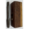 Image 3 : ENGLISH VICTORIAN STEEL / BEECH SCREW BOX & TAP 