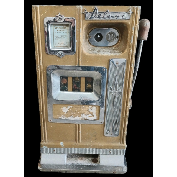 SEGA DELUXE BONANZA STAR COIN OP SLOT MACHINE - CIRCA 1959-62