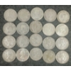 Image 2 : LOT OF 20 - 1937-1968 CDN 25 CENT COINS