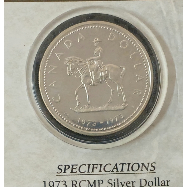 1973 FCM RCMP SILVER DOLLAR