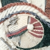 Image 2 : ABSTRACT EYE WALL HANGING BY UNKNOWN ARTIST - DRIFTWOOD & WOOL