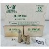 Image 1 : AMMO: 150X X-10 .38 SPL - FACTORY RELOADS 