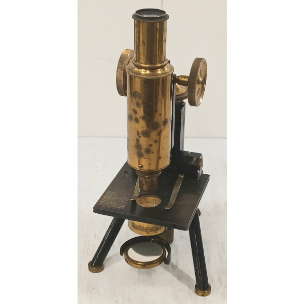 J.SWIFT & SON (LONDON) MICROSCOPE - BRASS - C. VICTORIAN ERA