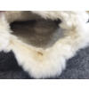 Image 6 : PAIR OF TANNED HIDE & BEADED MITTENS W/ FUR TRIM
