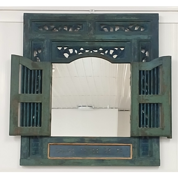 BALINESE STYLE WINDOW MIRROR
