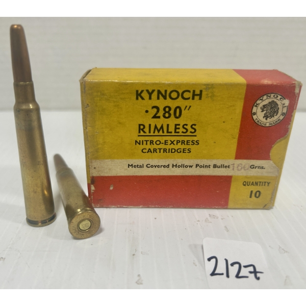 AMMO: 10X KYNOCH .280 ROSS - 160 GR HP