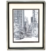Image 1 : CITYSCAPE BY MARTIN TANG (PRS AMERICAN ARTIST) - FRAMED PRINT