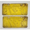 Image 2 : PAIR OF 1931 ONTARIO LICENCE PLATES