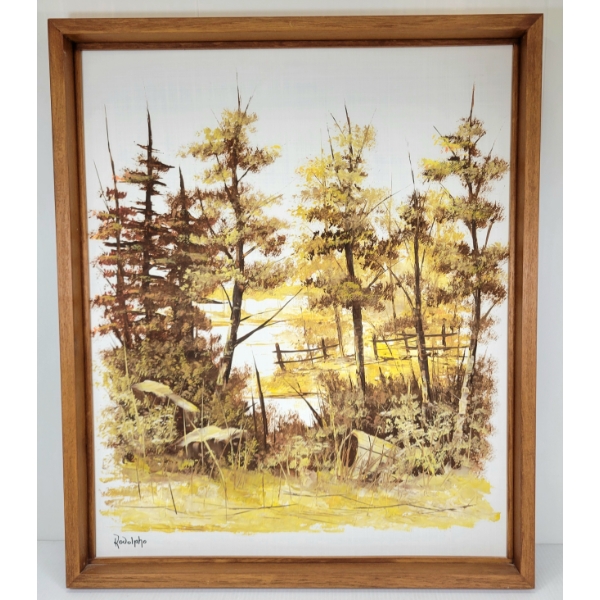 FOREST BY RUDOLPHO - FRAMED ACRYLIC ON BOARD