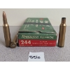 Image 1 : AMMO / BRASS: 12X REMINGTON KLEANBORE .244 REM - 75GR - PSP - 1X BRASS