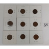 Image 2 : LOT OF 9 - 1893 - 1909 US INDIAN HEAD CENTS