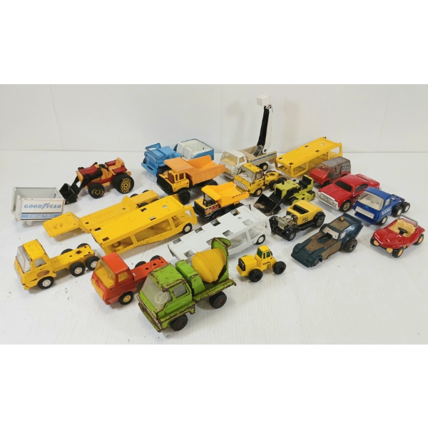 LOT OF 19 - MISC CRAGSTAN & TONKA VEHICLES 