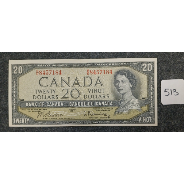1954 CDN $20 BANKNOTE