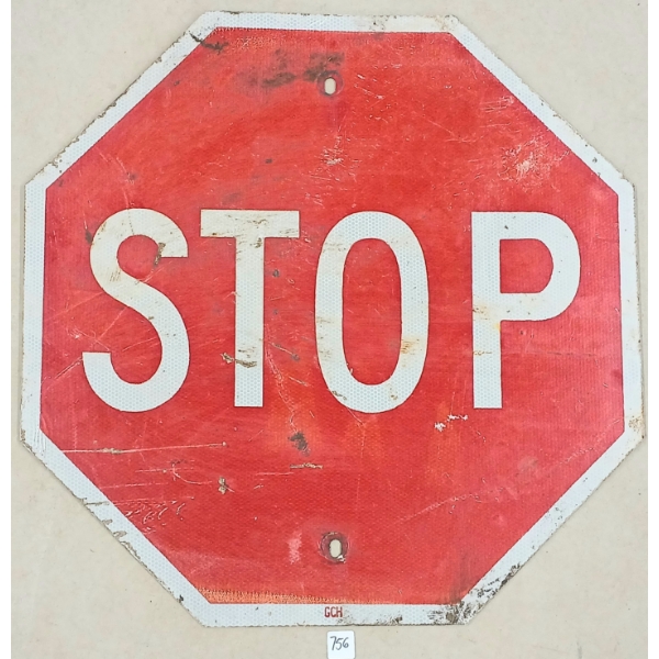 STOP SIGN - SINGLE SIDED METAL