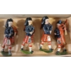 Image 3 : LOT OF 2 - BRITAINS SOLDIERS LEAD FIGURES - NO. 69 & 1722 PIPERS & PIPE BAND OF SCOTS GUARDS