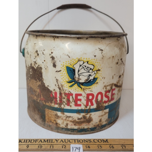 WHITE ROSE BUCKET - 25LBS
