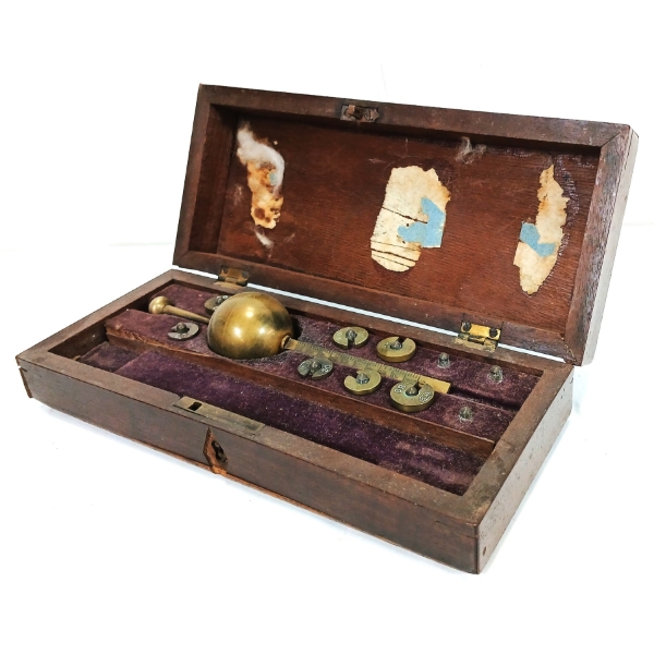 SIKES HYDROMETER W/ CASE - CIRCA 19TH CENTURY