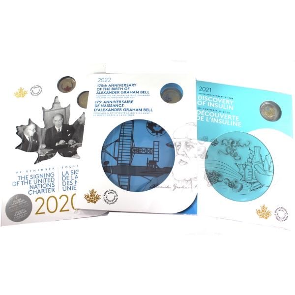 2020-2022 Commemorative Collector Keepsake Cards. 3pcs