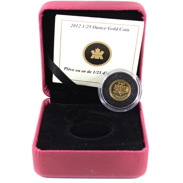 2012 Farewell to the Penny 1/25oz Fine Gold Coin (Tax Exempt)