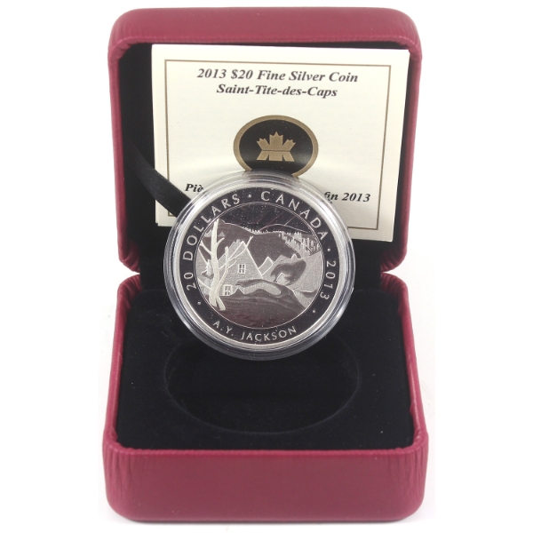 2013 $20 Group of Seven - A. Y. Jackson 1oz .9999 Fine Silver Coin (Tax Exempt)