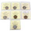 Image 2 : 5-cent 1938-1944 ICCS MS60 to MS63. 7pcs