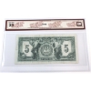 Image 2 : 75-18-02 1935 Bank of Commerce $5 BCS VF25 Aird-Logan Check Letter B SN: 841388