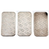 Image 2 : 3x 1oz Johnson Matthey Fine Silver Bars with 'JM' Logo Reverse. 3pcs. (Tax Exempt)