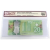 Image 1 : BC-71aA-i 2012 $20 BCS GEM UNC66 Original Macklem-Carney Single Note Replacement SN: FIR9665017
