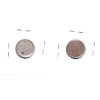 Image 2 : USA Half Dime 1853 Arrows F-VF & 1856 VG-F. 2pcs.