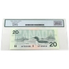 Image 2 : RADAR BC-58d-i 1991 $20 2 Digit RADAR Legacy GEM UNC66 PPQ Knight-Dodge SN: AWY0055500