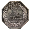 Image 2 : France 1804 Napoleon 1st Paris Chamber of Commerce Rare Silver Jeton