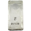 Image 2 : 5oz Rocky Shore Silver Co. Hammered Bar w/ Enameled Red Maple .999 Fine Silver (Tax Exempt)