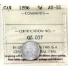 Image 1 : 5-cent 1896 ICCS AU55