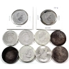Image 2 : Group Lot of Commemorative $5 1oz .9999 Fine Silver Maple Leaves, All Different. 10pcs. (Tax Exempt)
