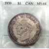 Image 1 : Silver $1 1939 Prestige MS64