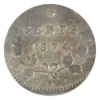 Image 3 : 5-cent 1874H Plain 4 ICCS VF30