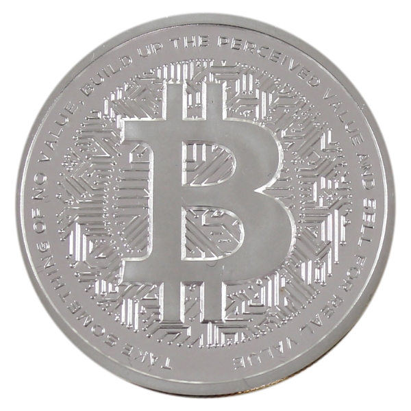 1oz Silver Shield 2018 Crypto Series #1 Bitcoin .999 Fine Silver Round w/ COA & Box. (Tax Exempt)