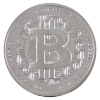 Image 1 : 1oz Silver Shield 2018 Crypto Series #1 Bitcoin .999 Fine Silver Round w/ COA & Box. (Tax Exempt)