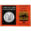 Image 1 : Australia 1995 $1 Kangaroo 1oz .999 Fine Silver w/ Reverse Frosting (Tax Exempt)