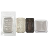 Image 1 : 4x 1oz Assorted .999 Fine Silver Bars. 4pcs. (Tax Exempt)
