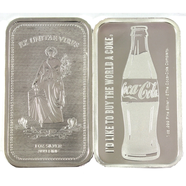 2x 1oz Themed .999 Fine Silver Bars. 2pcs. (Tax Exempt)