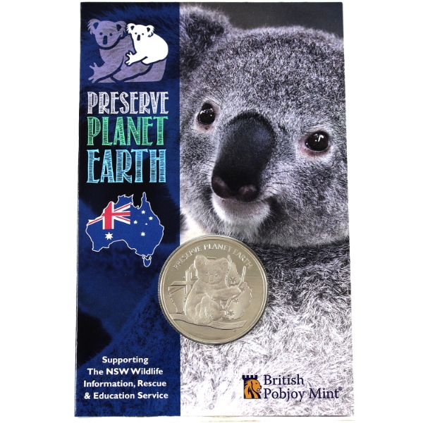 Niue British Pobjoy Mint 2020 Preserve Planet Earth Koala Coin