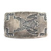 Image 2 : 5oz Monarch Viking Warrior with Double Axe Antiqued .999 Fine Silver Bar w/ Leather Bag (Tax Exempt)