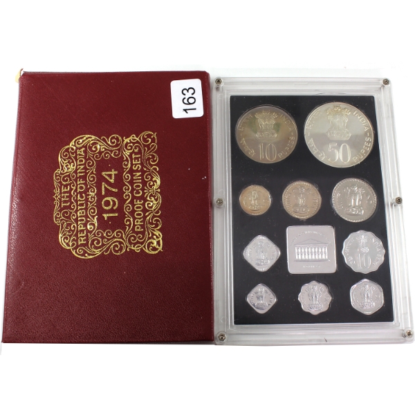 India 1974 11-Coin Proof Set