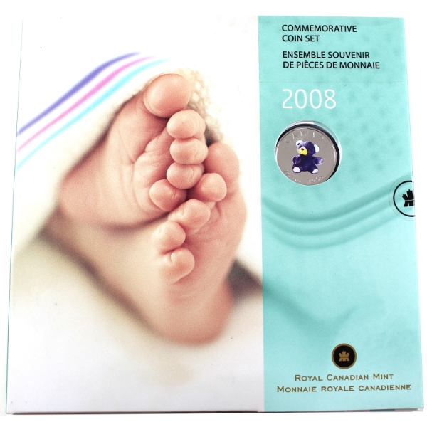 2008 Baby Gift Set w/ Teddy Bear 25-cent