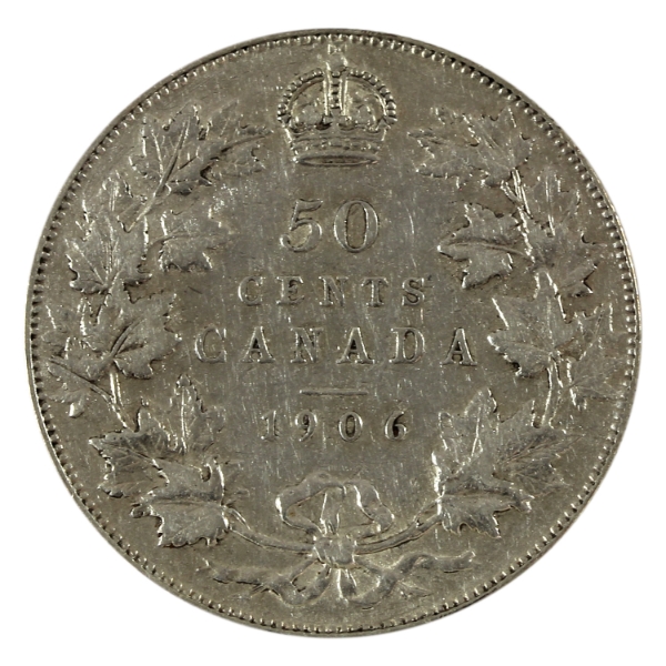 50-cent 1906 Extra Fine