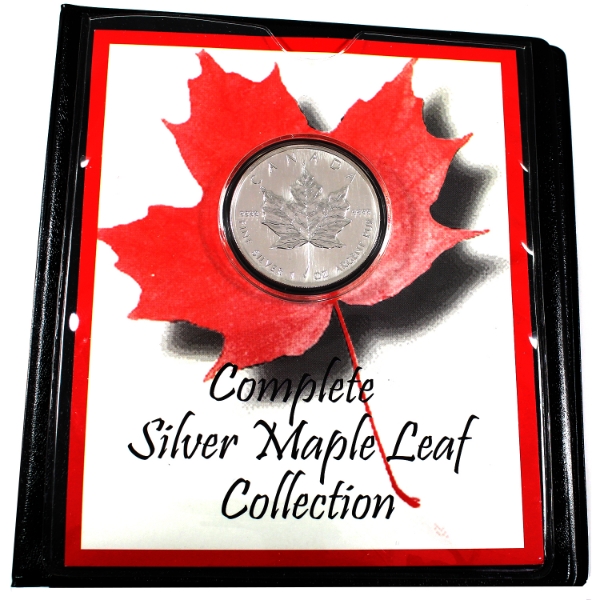 1999 $5 Silver Maple Leaf in First Commemorative Mint Holder (Tax Exempt)