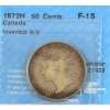 Image 1 : 50-cent 1872H Inverted A/V CCCS F15 