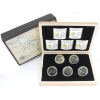 Image 1 : 2014-2015 $20 Great Lakes 5-coin Set .9999 Fine Silver with Selective Colouring (Tax Exempt)