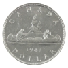 Image 2 : Silver $1 1947 Pointed 7; Dbl HP ICCS MS60